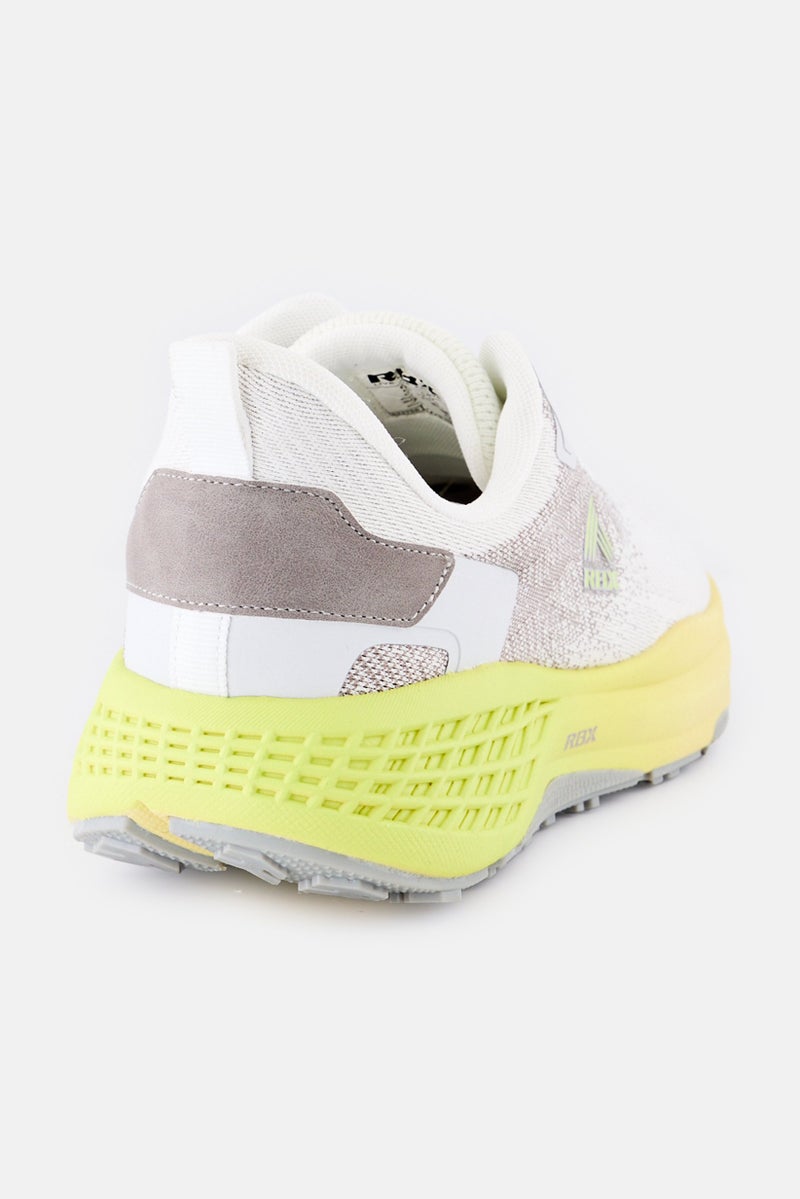 RBX Men Brand Logo Lace Up Running Shoes, Light Grey - Image 3