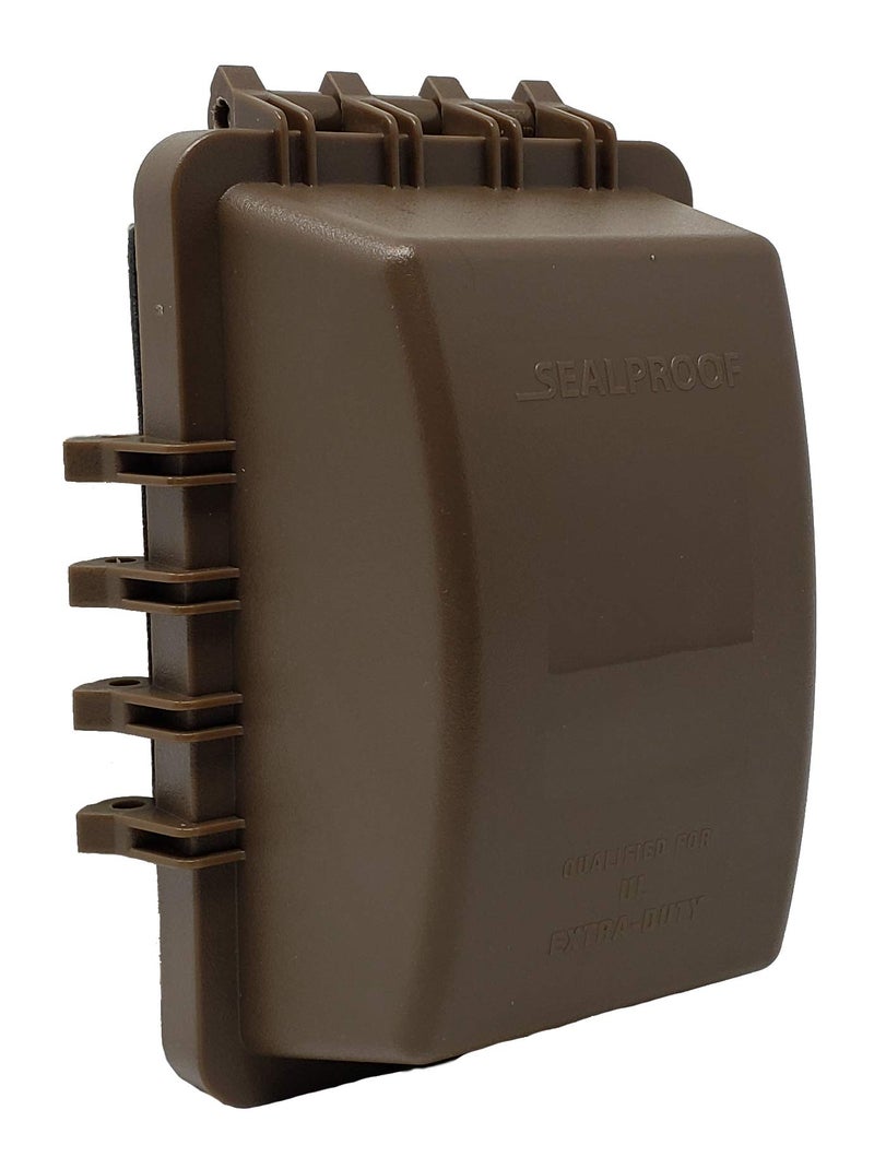 Sealproof 1-Gang Weatherproof in Use Outlet Cover | Horizontal/Vertical Outdoor Plug and Receptacle Protector, Lockable Bubble Cover, UL Extra Duty Compliant, 18 Configurations - Image 5