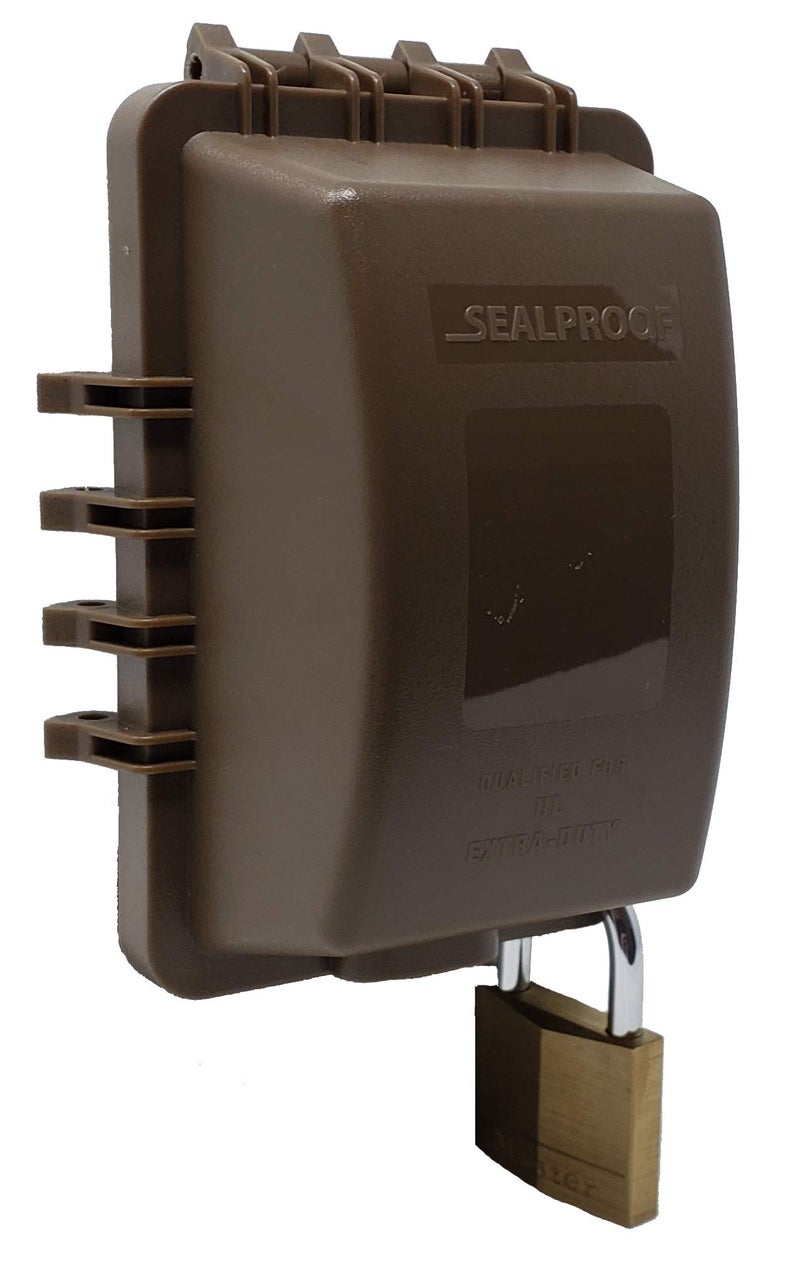 Sealproof 1-Gang Weatherproof in Use Outlet Cover | Horizontal/Vertical Outdoor Plug and Receptacle Protector, Lockable Bubble Cover, UL Extra Duty Compliant, 18 Configurations - Image 3