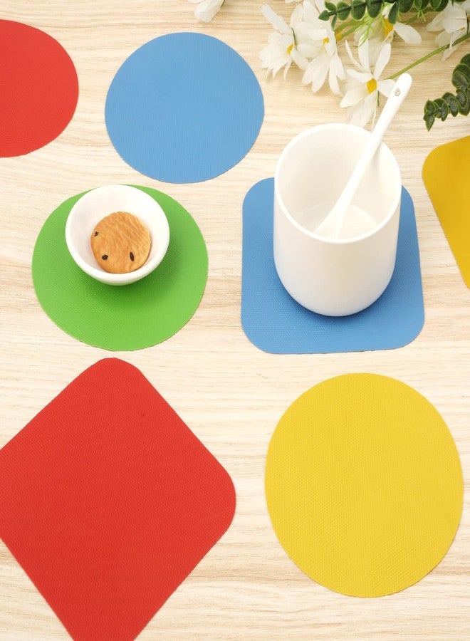 KINBOM 8pcs Jar Gripper Pads, Rubber Jar Gripper Pad Multifunctional Jar Opener Grippers Kitchen Coaster for Elderly Children Women Weak Hands (4 Colors) - Image 3