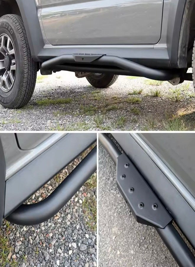 Door Side Step for Jimny JB64/JB74, Door Step Side Bar for Suzuki Jimny 3 door 2019+ Models, Running Board with Jimny Logo, Vehicle Entry Assist Accessory - Image 2