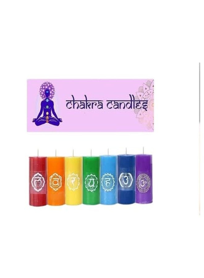 PANCIKAA 7 Chakra Healing Candle Set - Scented Aromatherapy Candles for Yoga, Meditation, Relaxation, Spa & Home Decoration - Image 4