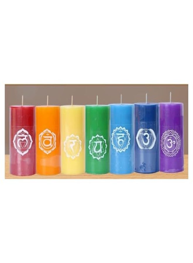 PANCIKAA 7 Chakra Healing Candle Set - Scented Aromatherapy Candles for Yoga, Meditation, Relaxation, Spa & Home Decoration - Image 1
