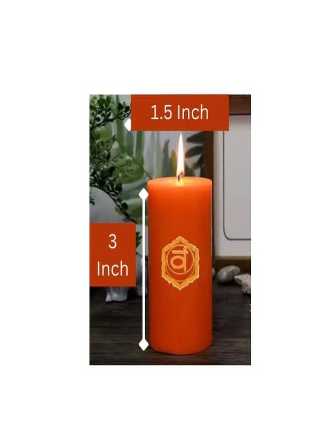 PANCIKAA 7 Chakra Healing Candle Set - Scented Aromatherapy Candles for Yoga, Meditation, Relaxation, Spa & Home Decoration - Image 5
