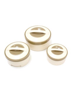 NAKODA Swift Plastic Casserole 3pcs Set Brown 500ML, 1000ML, 1500ML  - Image 4
