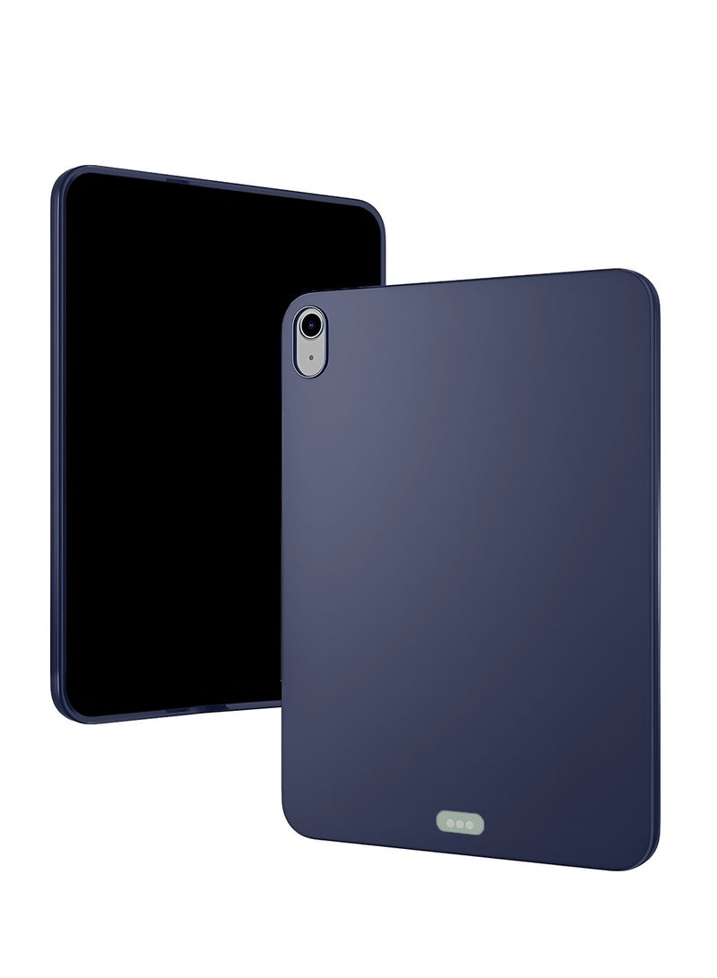 Wtech Apple iPad Air 2025 (7th Generation) M3 13 inch Premium Soft Liquid Silicone Case Cover (MCRPSN) - Storm Blue - Image 3