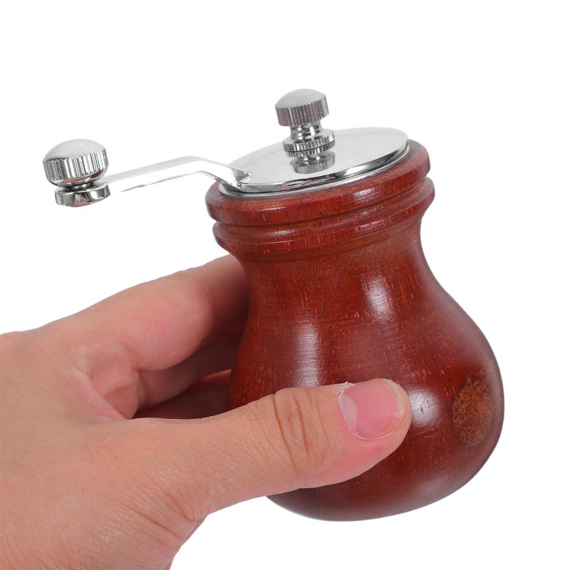 Manual Wooden Pepper Mill And Salt Grinder With Ceramic Core Redwood Kitchen Seasoning Bottle - Image 5