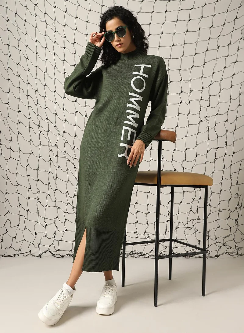 Hubberholme Graphic Knit Dress