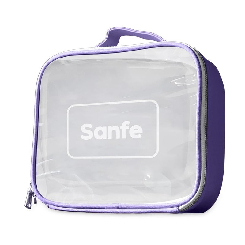 Sanfe Travel Pouch Kits Essentials Bag for Women Organiser Make Up (Color- Purple) - Image 5