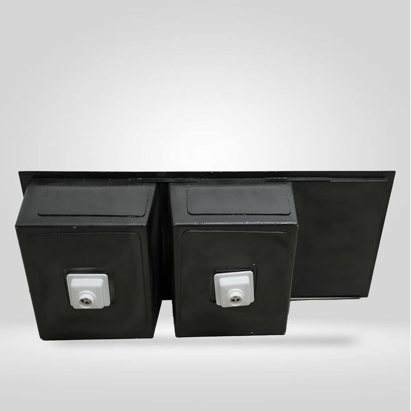 BLACKADO PREMIUM SINKS BLACKADO PREMIUM SINKS 304 GRADE STAINLESS STEEL HANDMADE KITCHEN SINKS 45 20 10 INCH DOUBLE BOWL DRAINBOARD - Image 3