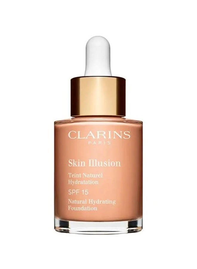 Clarins Skin Illusion Foundation SPF15 107 Beige 30ml - Image 1