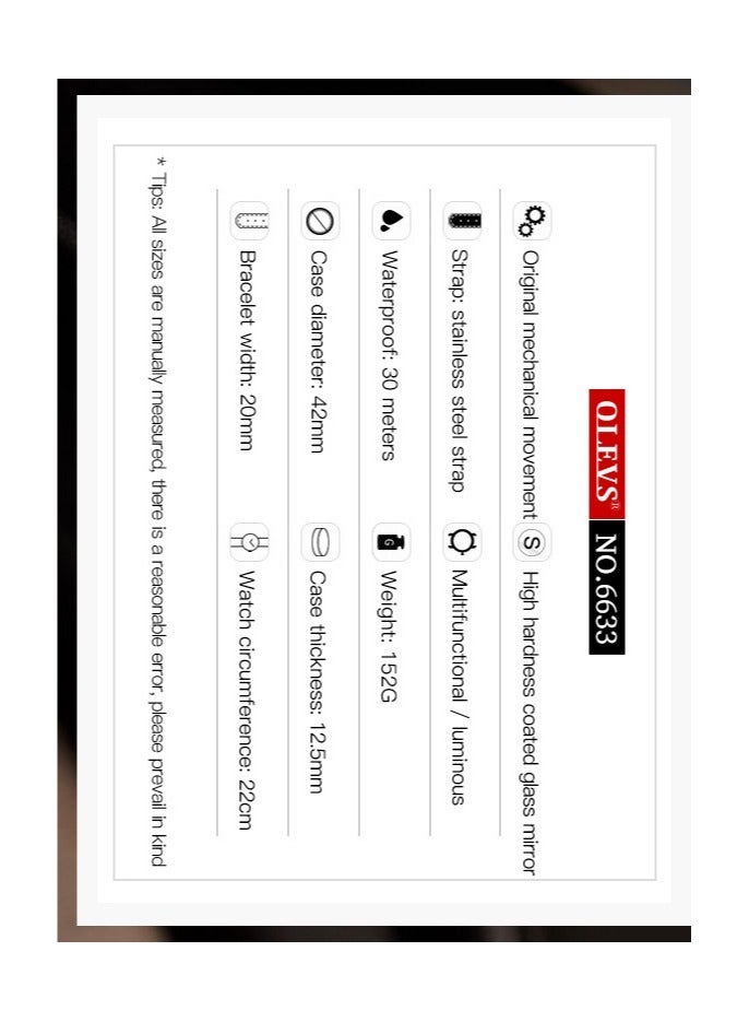 أوليفز OLEVS الرجال ووتش - Image 5