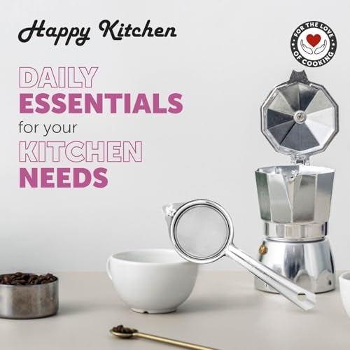 Fackelmann Happy Kitchen Food Grade Stainless Steel Tea Strainer Small | Chai Chalni | Strong Durable and Rust Resistant | Dishwasher Safe | Bend Proof | Ideal for Tea, Coffee, Juice - 7.5cm, Silver - Image 4
