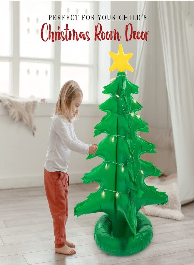 Hoovy First Christmas Tree | Inflatable 4 ft. Christmas Tree Toy | Christmas Tree with Star Lights | PVC 4 ft. Inflatable Christmas Tree for Xmas Decoration - Image 4