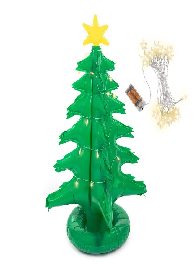 Hoovy First Christmas Tree | Inflatable 4 ft. Christmas Tree Toy | Christmas Tree with Star Lights | PVC 4 ft. Inflatable Christmas Tree for Xmas Decoration - Image 1