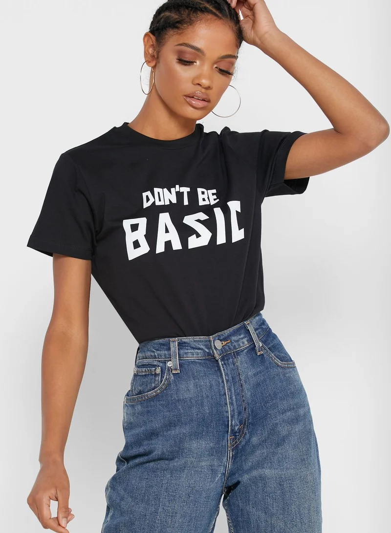 Ginger Slogan Graphic T-Shirt