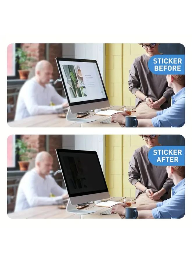 22in 16 10 Privacy Screen Protector Anti Glare Blue Light Filter Removable Anti Scratch Film - Image 4