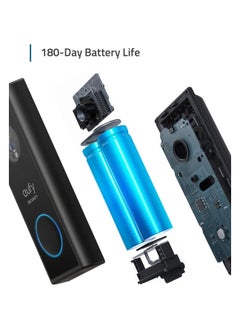 eufy eufy Security, Wireless Video Doorbell (Battery-Powered) with 2K HD, No Monthly Fee, On-Device AI for Human Detection, 2-Way Audio, Simple Self-Installation  - Image 3