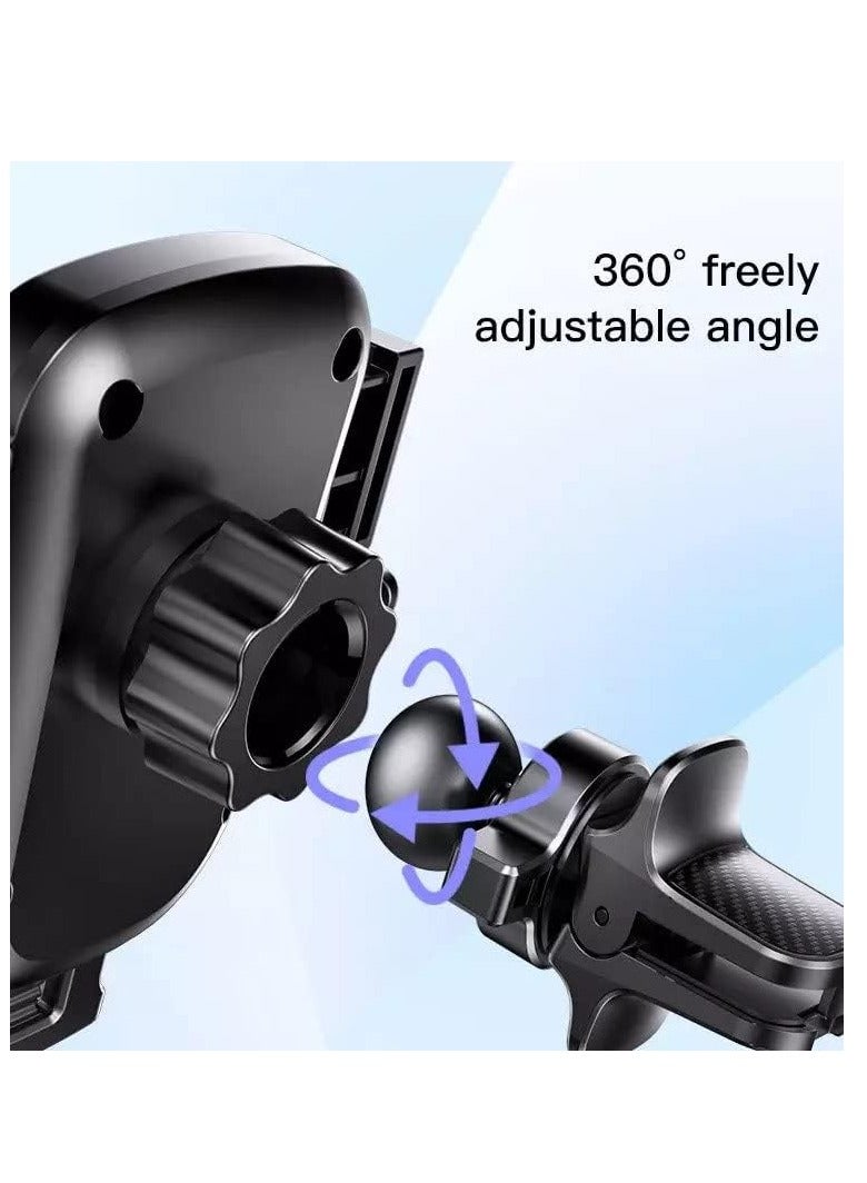 Yesido C162 Air Vent Car Mobile Holder Compatible with iPhone 12/11Pro/Xs MAX/XR/8, Galaxy S20/S10+/S9 - Image 3