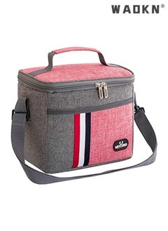 WAOKN Large Capacity Multifunctional Lunch Bag Insulated Lunch Box Large Portable Refrigerated Handbag Men And Women Adult Office One-shoulder Handbag Leakproof And Waterproof  - Image 1