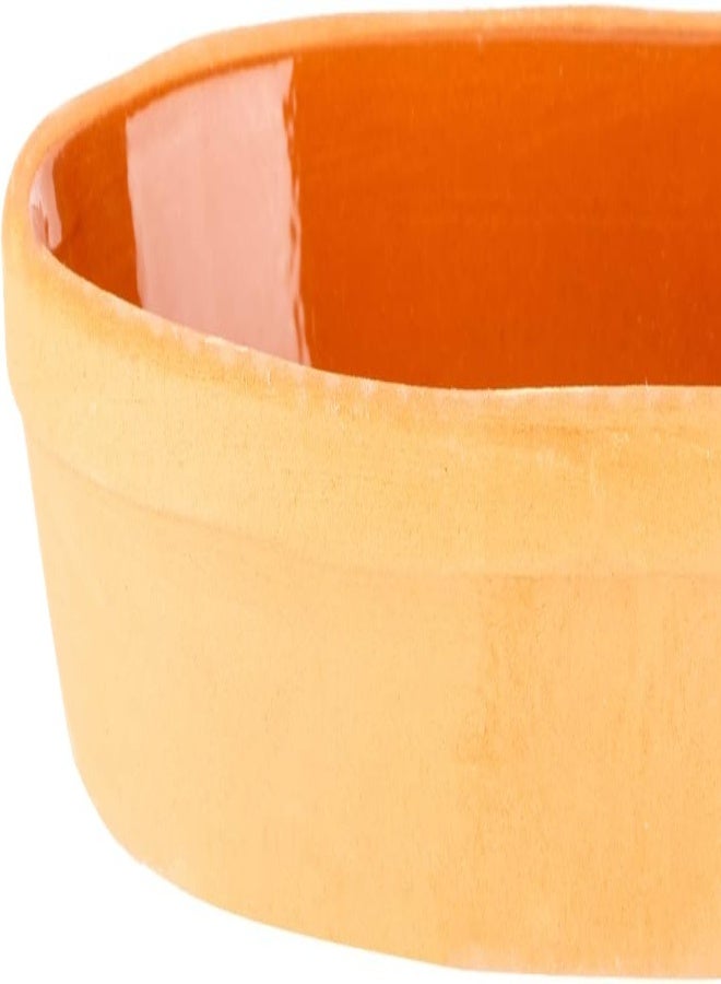 AKDC Oval Flat 12Cm X 23Cm X 3Cm Clay Colour - Image 5