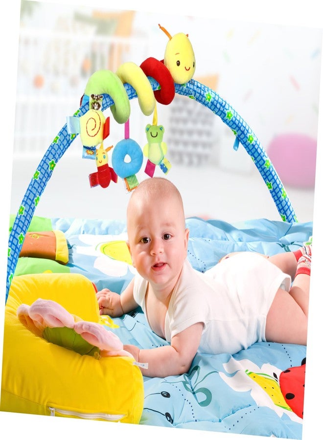 ifundom Car Seat Toys, Toys for Car Seat Crib Mobile Bed Around Rattle Bell Cartoon Insect Stroller Hanging Stuffed Wrap Spiral Safety Plush Toys for Crib Bed Stroller Car Seat Bar - Image 4
