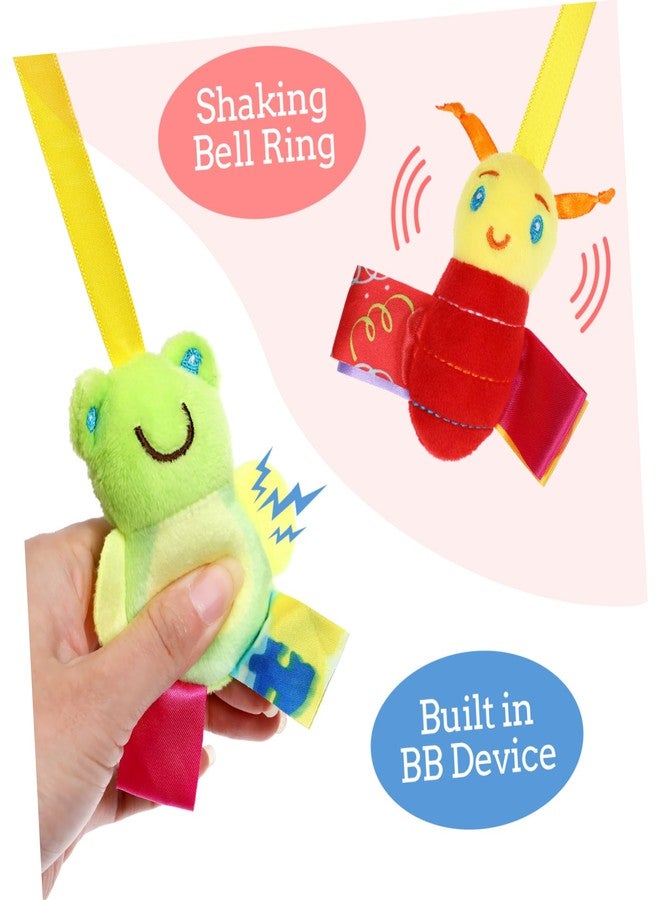 ifundom Car Seat Toys, Toys for Car Seat Crib Mobile Bed Around Rattle Bell Cartoon Insect Stroller Hanging Stuffed Wrap Spiral Safety Plush Toys for Crib Bed Stroller Car Seat Bar - Image 5