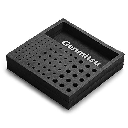 Genmitsu EVA CNC Milling Bit Storage Tray with 85 Holes, 200mm x 200mm x 43mm - Image 1