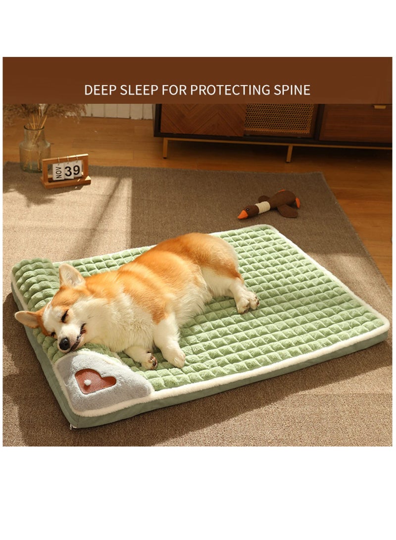 Arabest Cat Bed & Dog Crate Mat - Thermal Nap Mat - Padded and Insulated Pet Mat with Mylar Layer and Leather Handles - Image 2