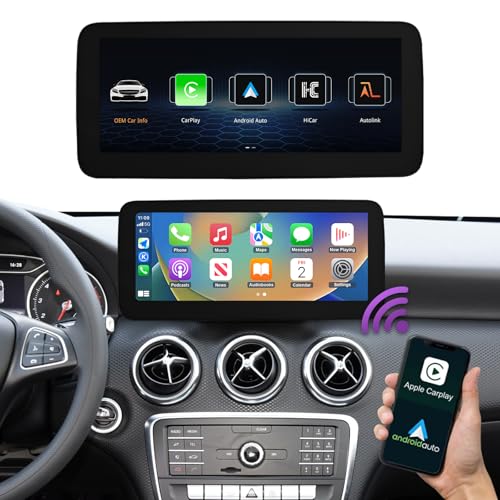 NINETOM 2026 Upgraded 123 Touchscreen Wireless CarPlay  Android Auto Radio for MercedesBenz GLACLAAGClass X156 C117 20162018 for NTG 505152 System - Image 1