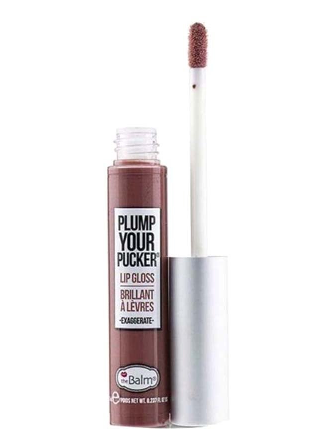 theBalm Plum Your Pucker Lip Gloss Exaggerate - Image 1