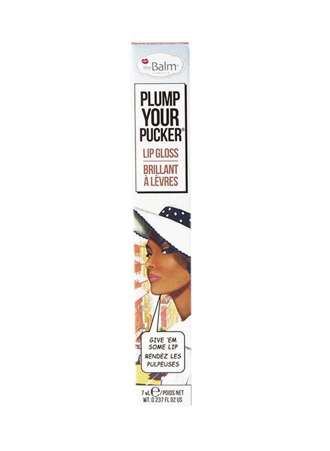 theBalm Plum Your Pucker Lip Gloss Exaggerate - Image 2