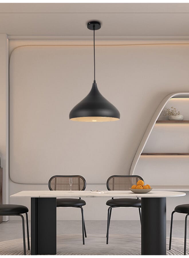 Best Power Sleek Modern Kitchen Pendant Light 1010-1 with Adjustable 180cm Length & E27 Lamp Base (Bulb Not Included) – Perfect for Dining & Living Spaces - Image 1