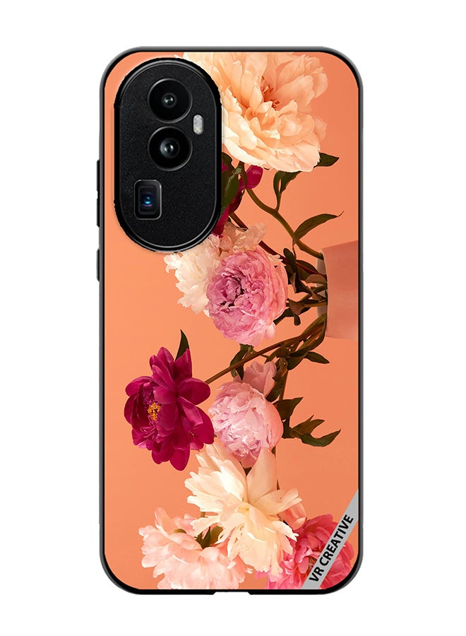VR CREATIVE Protective Case Cover For Oppo Reno 10 Pro Plus Flower Design Multicolour - Image 1