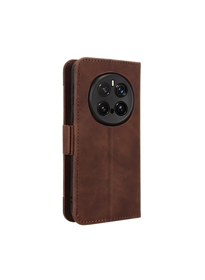 The Bros Phone Case For Honor Magic7 Pro Skin Feel Calf Texture Card Slots Leather Phone Phone Case - Image 3