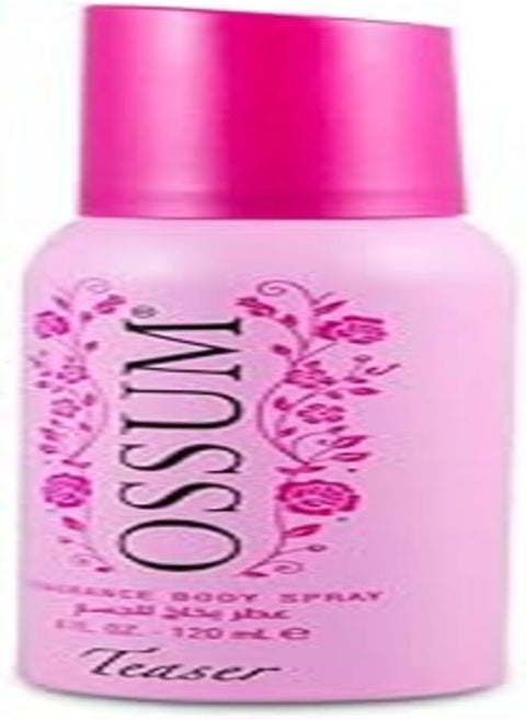 Ossum teaser deodorant body spray for women - 120 ml