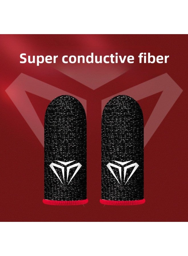 Breathable Gaming Finger Sleeves King Glory Mobile Game Anti-sweat Professional E-sports Game Finger Covers-Product Color: Luxury Posture S02 Electric Competition Finger Cuff/unlimited Sales Platform  - Image 1