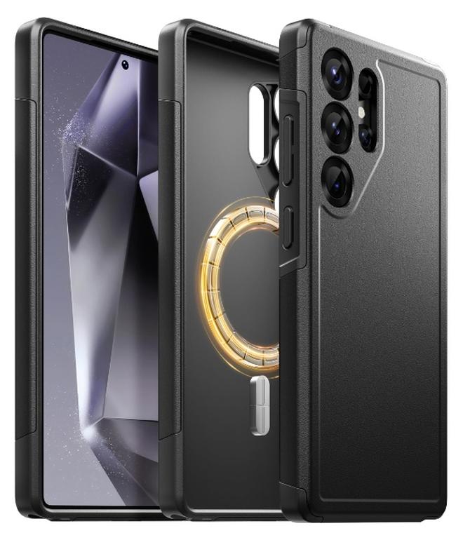 SUYDANBOX Magnetic Phone Case for Samsung Galaxy S25 Ultra, MagSafe Compatible, [Privacy Screen Protector] Ultra-Thin Premium Protection Drop-Proof Shockproof Phone Case for Galaxy S25 Ultra 6.8 Inch, Black - Image 1