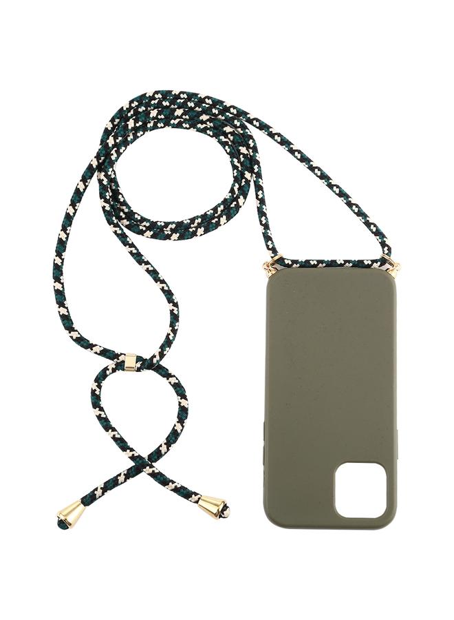 اس-توب جراب لهاتف iPhone 12 Pro Max جراب واقٍ من مادة TPU القمحية مع حبل - Image 2