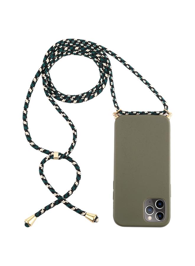 اس-توب جراب لهاتف iPhone 12 Pro Max جراب واقٍ من مادة TPU القمحية مع حبل - Image 1