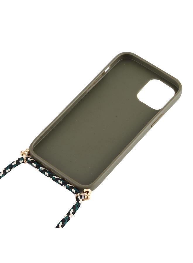 اس-توب جراب لهاتف iPhone 12 Pro Max جراب واقٍ من مادة TPU القمحية مع حبل - Image 4