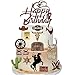 Pretyps 16 Pcs Cowboy Cake Toppers Glitter Cowboy Hat Cake Decorations Western Theme Happy Birthday Party Decoration for Boys Girls Cowboy Birthday Sign Birthday Decor Party Decor Party Supplies - Image 3