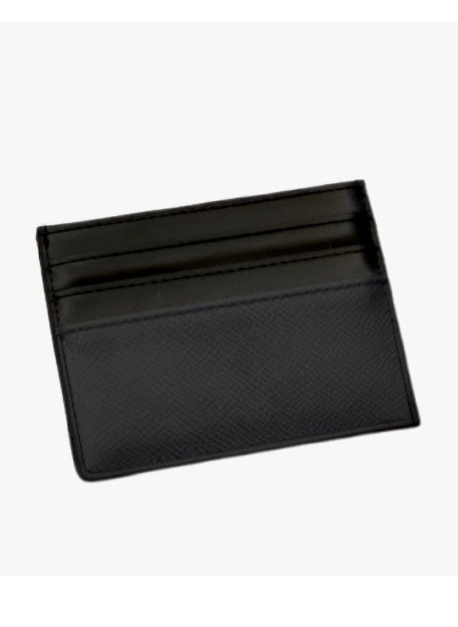 Tommy Hilfiger Plus Tommy Hilfiger Black Leather Card Holder For Men  - Image 2