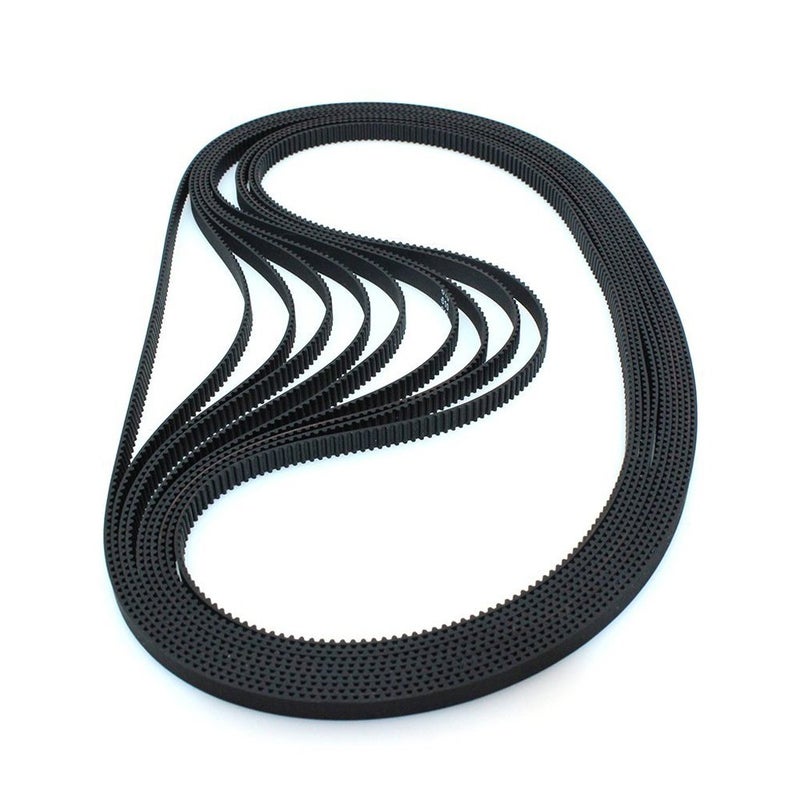 klarako Various Size GT2 2mm Pitch 6mm Wide Synchronous Timing Belt 3D Printer Parts  110mm - Image 5