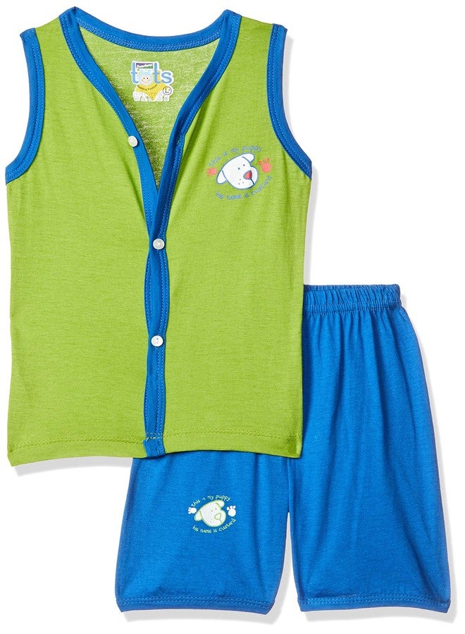 Bumchums Unisex Regular Fit Clothing Set (RTOTST107RNS0000S_Assorted Printed_S) - Image 1