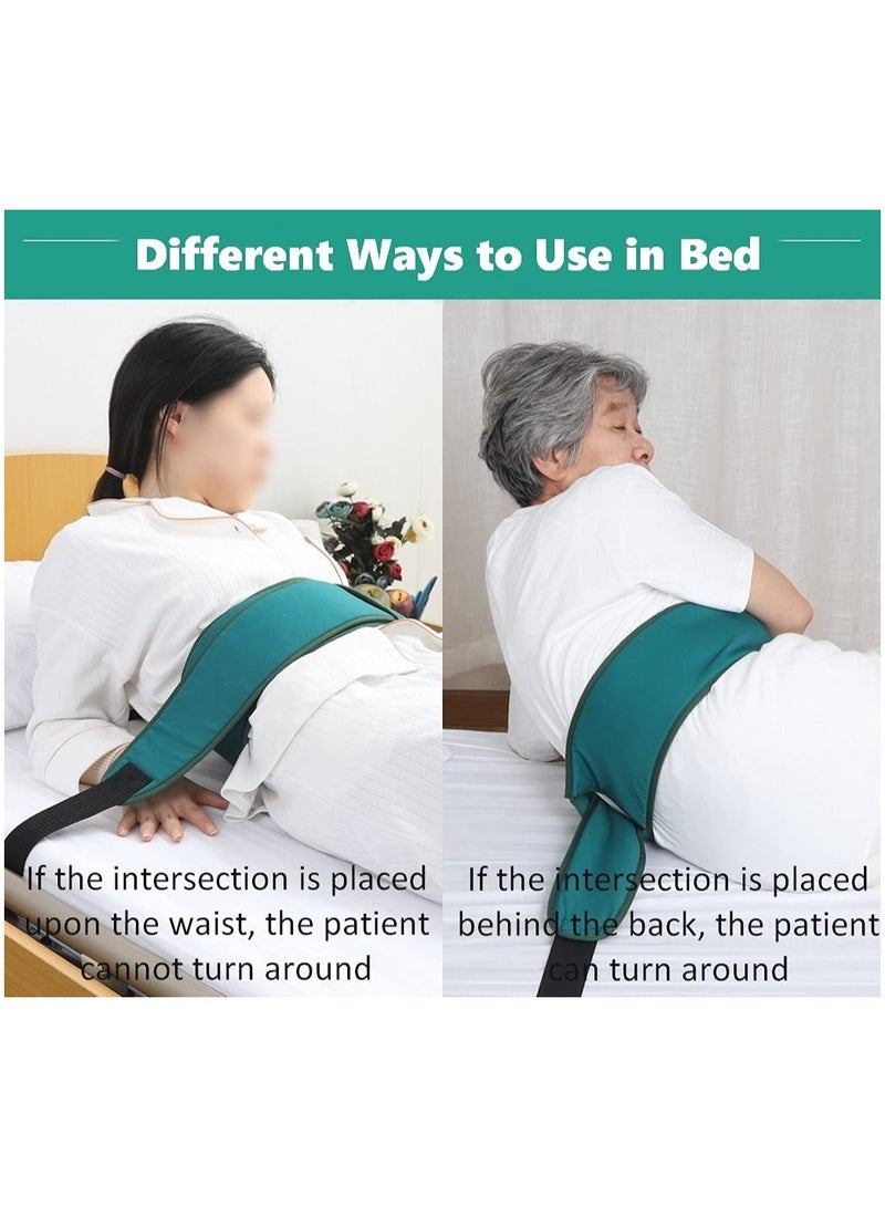 SYOSI Bed Restraint Strap, Medical Bed Restraint, Anti-Fall Waist Belt for Elderly, Wheelchair Seat Safety Belt, Medical Bed Restraints for Elderly, Chest Cushion Seat Belt, Medical Bed Safety Assist  - Image 3