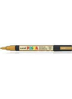 Uni Posca Pc-3m Painting Marker 0.9-1.3 mm Metallic Gold 