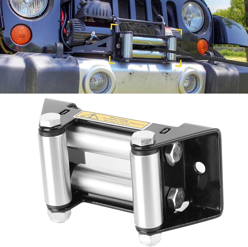 Yctze Heavy Duty Winch Cable Roller Fair - Universal Iron Design with 125mm Hole Distance - Image 5