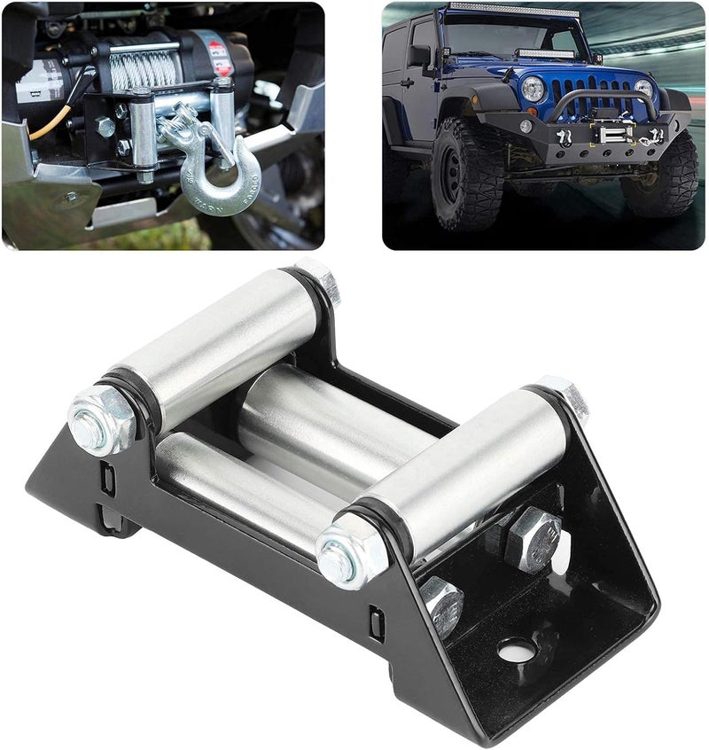 Yctze Heavy Duty Winch Cable Roller Fair - Universal Iron Design with 125mm Hole Distance - Image 2