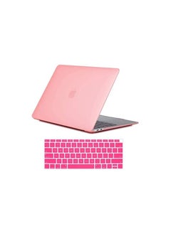 Generic MacBook Air 13 Inch Case With Matching Keyboard M1 A2337 A2179 A1932 2020 2019 2018 Release Slim Plastic Matte Hard Cover Compatible Mac Air 13.3 Inch With Retina Display Pink  - Image 4